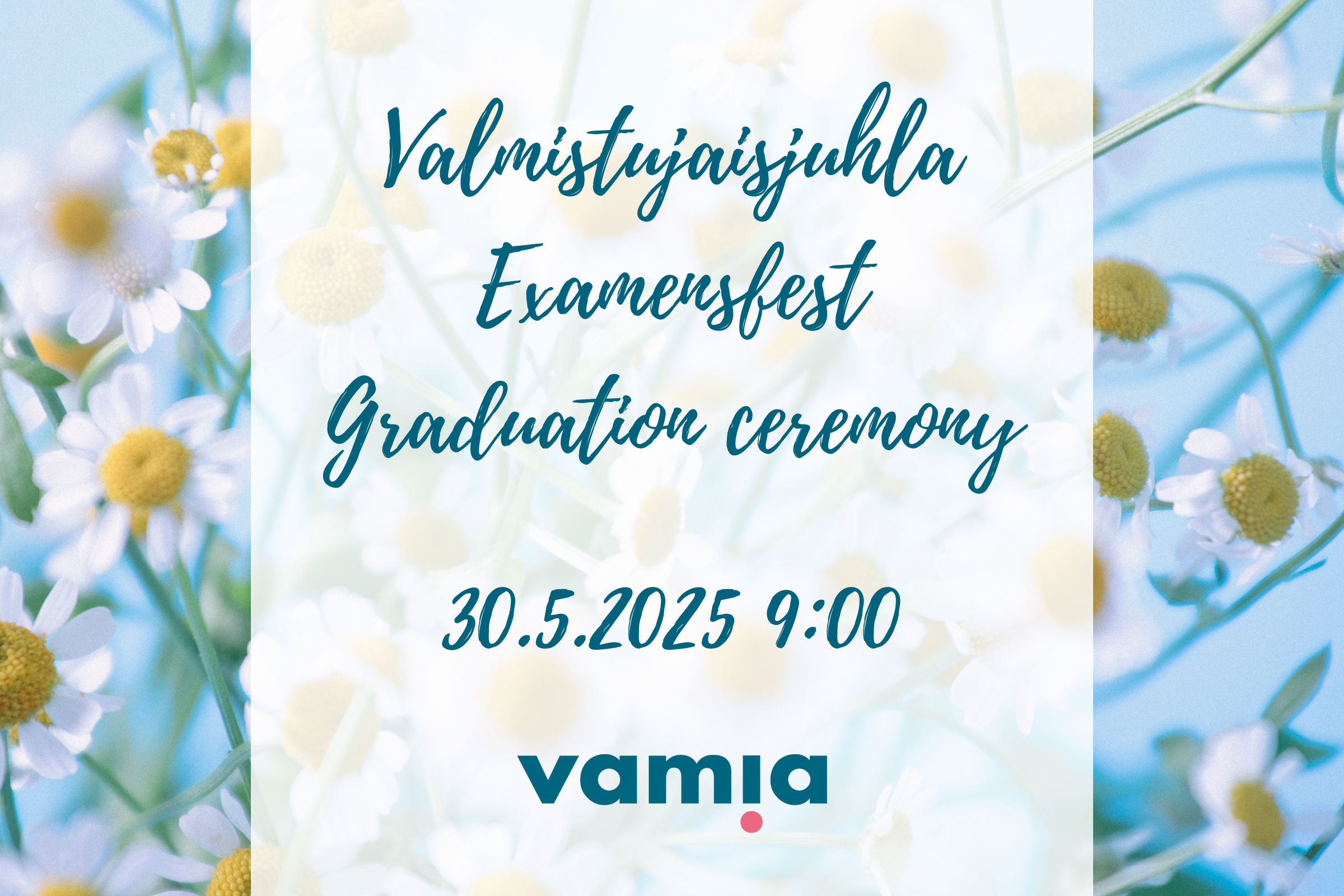Valmistujaisjuhla, examensfest, graduation ceremony. 30.5.2025 klo 9.
